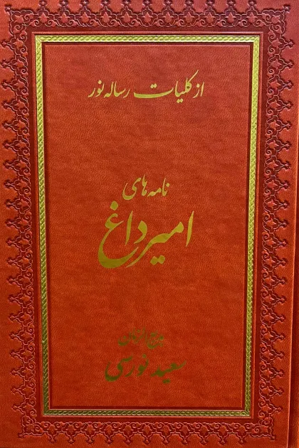 جلد کتاب نامه های امیرداغ
